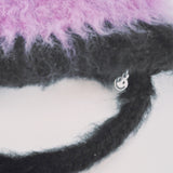 1 OF 1 Pink, Purple and Black Bonnet