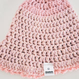 1 OF 1 Pink Merino Crochet Hat