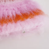 1 OF 1 Orange and Pink crochet Hat