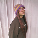 1 of 1 Purple and Yellow Hat