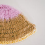 1 OF 1 Pink, Brown and Yellow Hat