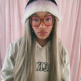 1 OF 1 Black, Pink and Ivory Hat