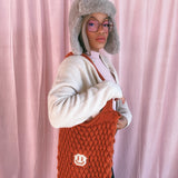 1 OF 1 Orange Bee Bubble Tote Bag