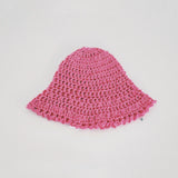 1 OF 1 Vibrant Pink Crochet Hat