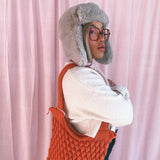 1 OF 1 Orange Bee Bubble Tote Bag