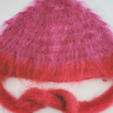 1 OF 1 Purple and Red Crochet Bonnet