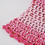 1 OF 1 Pink Ombre Crochet Hat