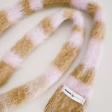 1 OF 1 Pink and Brown Scarf