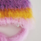 1 OF 1 Pink, Purple and Yellow Bonnet