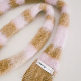 1 OF 1 Pink and Brown Scarf