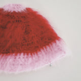 1 OF 1 Red and Pink Crochet Hat