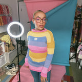 Mixed Mini boat neck Jumper