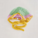 1 OF 1 Green, Pink and Yellow Floppy Bonnet