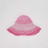 1 OF 1 Pink Ombre Crochet Hat