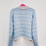 Smiley Aran Grandad Jumper