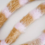 1 OF 1 Pink and Brown Scarf