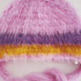 1 OF 1 Pink, Purple and Yellow Bonnet