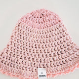 1 OF 1 Pink Merino Crochet Hat