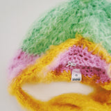 1 OF 1 Green, Pink and Yellow Floppy Bonnet