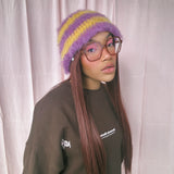 1 of 1 Purple and Yellow Hat