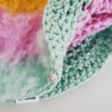 1 OF 1 Yellow, Pink and Green Cowboy Hat