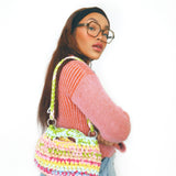 Medium Curvy Arch Bag - Multicoloured Crunch