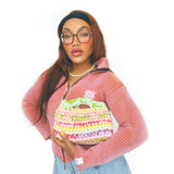 Medium Curvy Arch Bag - Multicoloured Crunch