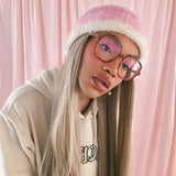 1 OF 1 Pink and Ivory Hat