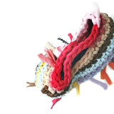 X-mini Curvy Arch Bag - Rainbow scraps