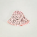 1 OF 1 Pink Merino Crochet Hat