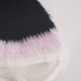 1 OF 1 Black, Pink and Ivory Bonnet