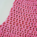 1 OF 1 Vibrant Pink Crochet Hat