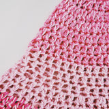 1 OF 1 Pink Ombre Crochet Hat