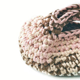 Large Curvy Loaf Bag  - Latte