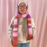 1 OF 1 Pink, Purple and Orange Scarf