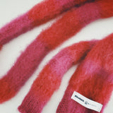 1 OF 1 Red and Purple Skinny Scarf