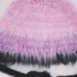 1 OF 1 Pink, Purple and Black Bonnet