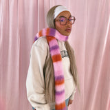 1 OF 1 Pink, Purple and Orange Scarf