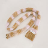 1 OF 1 Pink and Brown Scarf