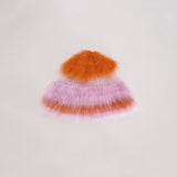 1 OF 1 Orange and Pink crochet Hat