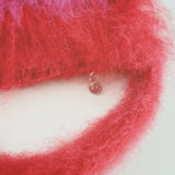 1 OF 1 Purple and Red Crochet Bonnet