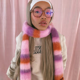 1 OF 1 Pink, Purple and Orange Scarf