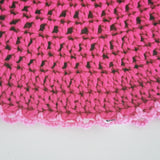 1 OF 1 Cherry and Pink Crochet Hat