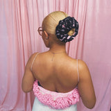 Pink and White Smiley Tube Strap Dress