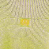 Green and Pink Cold Shoulder Jumper