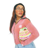 Medium Curvy Arch Bag - Multicoloured Crunch