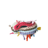X-mini Curvy Arch Bag - Rainbow scraps