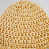 1 OF 1 Yellow and Blue Crochet Hat