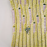 1 OF 1 Pink and Green Cat ears Knit Hat