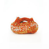 Mini Curvy Loaf Bag with shoulder strap - Orange fever ￼